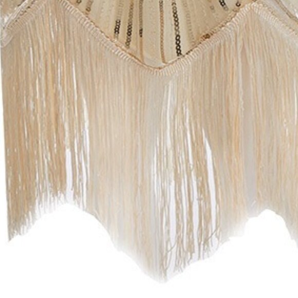 Retro 80s Style Sparkly Sequin Dress Metallic Evening Cocktail Gown - Picture 4 of 4